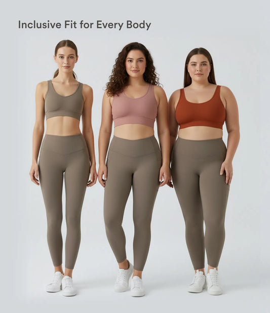 VELLORA® UltraSculpt High Waisted Tummy Control Pocket Shaping Training Leggings